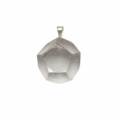 Pendentif dodécaèdre de la géométrie sacrée, des solides de Platon en cristal de roche pour plus d'énergie
