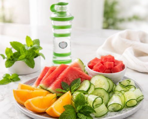 canicule	boire de l'eau	eau  informée	eau vitalisée