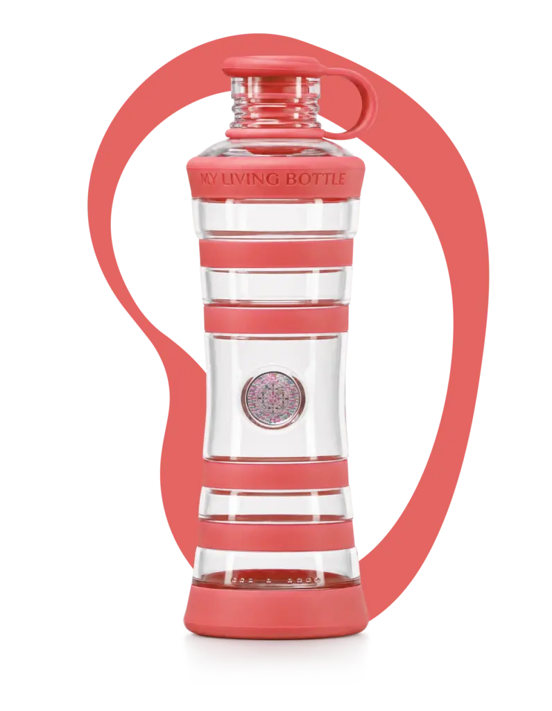 bouteille VIREA Braise rouge pour informer et redynamiser votre eau