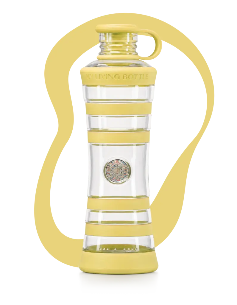 bouteille VIREA Éclat jaune pour informer et redynamiser votre eau