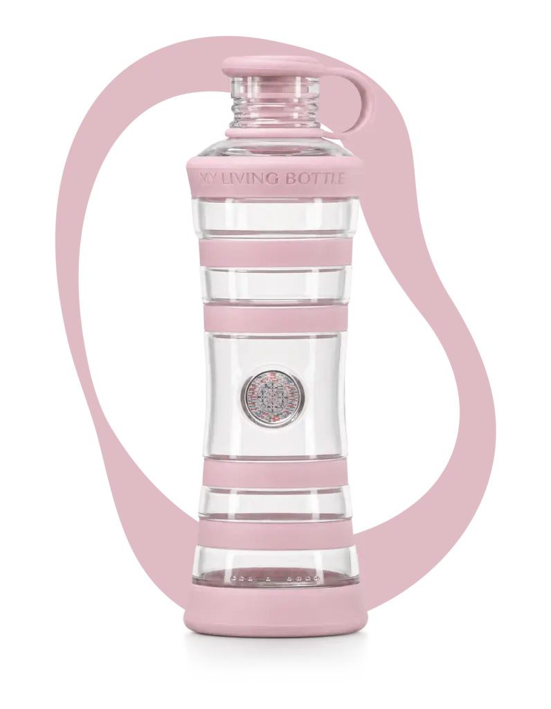 bouteille VIREA Grace rose pour informer et redynamiser votre eau