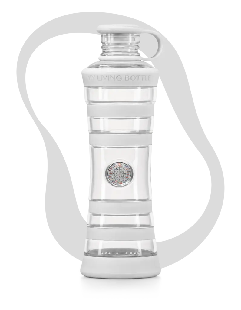 bouteille VIREA Lumière blanche pour informer et redynamiser votre eau